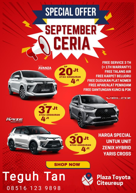 Promo Toyota Calya Dp Ringan