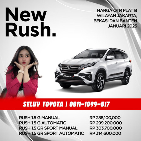 Promo Toyota Rush 2025